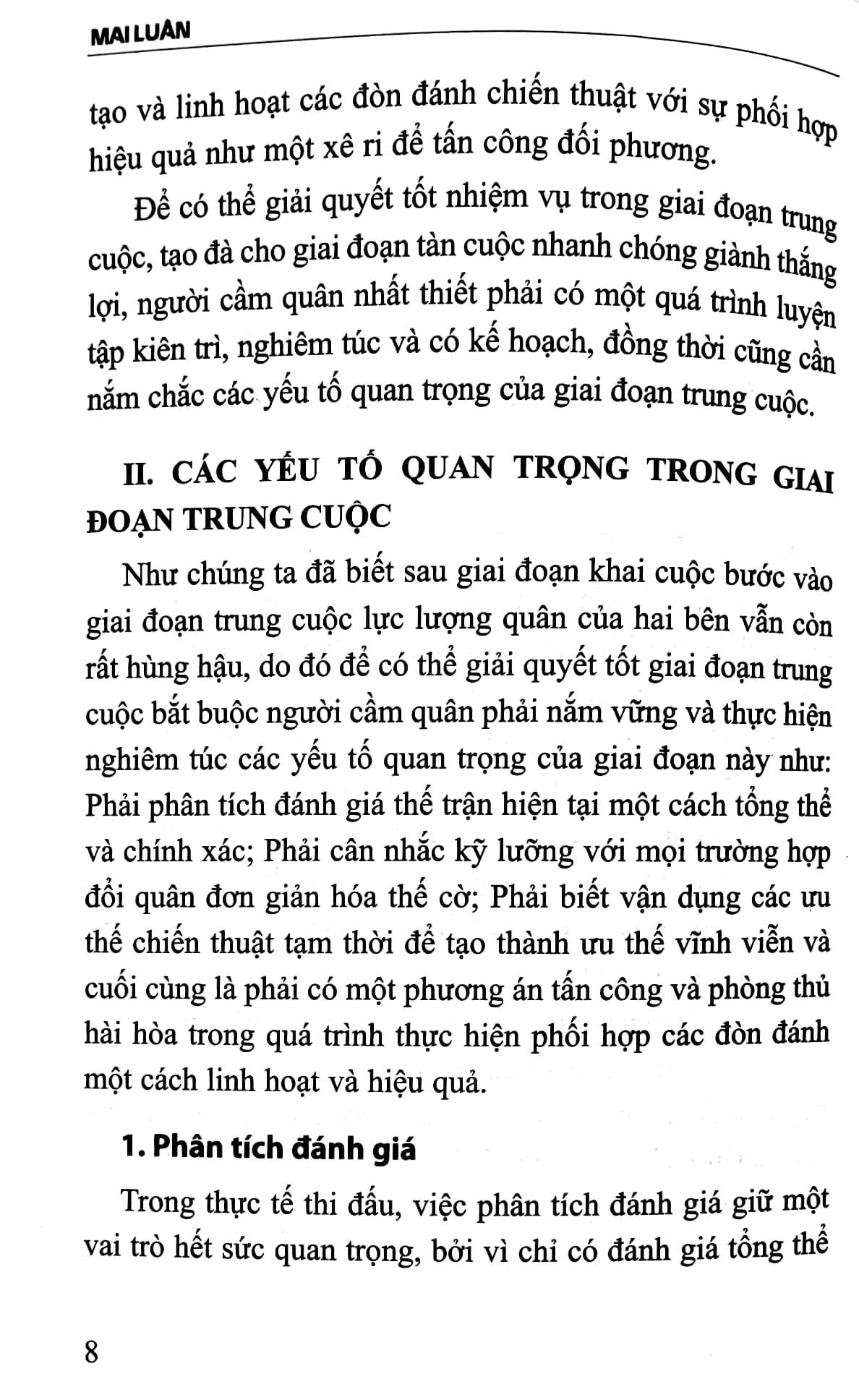 Sách - Cờ Vua - Đòn Chiến Thuật Tấn Công Trong Trung Cuộc