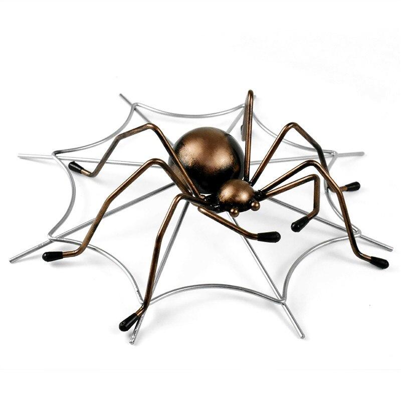 Spider Wine Bottle Rack Iron Art Beer Metal Stand Craft Supplies Desktop Cabinet Ornament Home Decoraton Bottle Holder