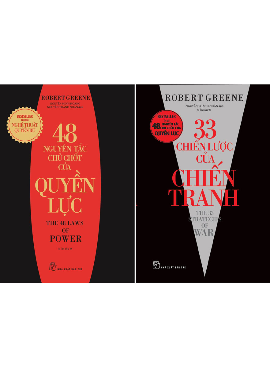 Combo 2 Cuốn Chiến Lược Của Robert Greene: 33 Chiến Lược Của Chiến Tranh + 48 Nguyên Tắc Chủ Chốt Của Quyền Lực