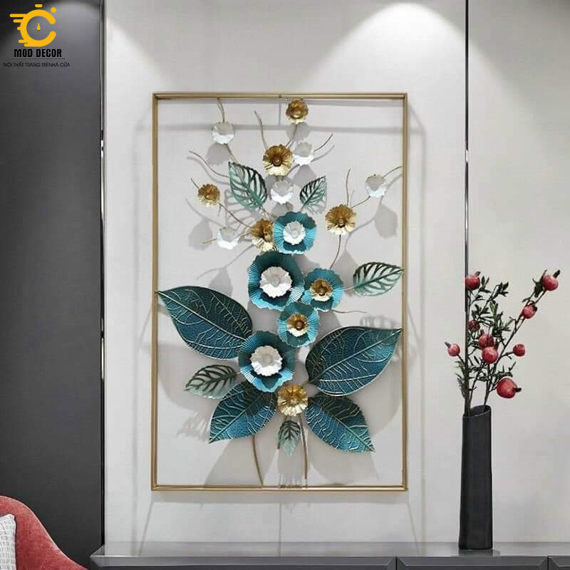 Tranh sắt treo tường trang trí MOD Decor, Lianzhang JJT mã 2134