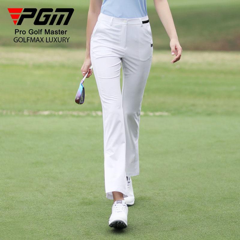 Quần dài nữ đánh Golf chính hãng PGM - KUZ132 - Chất liệu 92 % Polyester+ 8% sapndex cao cấp, bền đẹp