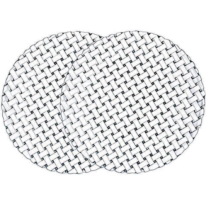 Set 2 đĩa tròn pha lê Nachtman 32 cm