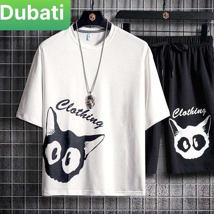 ĐỒ BỘ QUẦN ÁO THỂ THAO NAM MÈO CLOTHING, BỘ THUN CO GIÃN, SET ĐỒ BỘ THỂ THAO- DUBATI FASHION