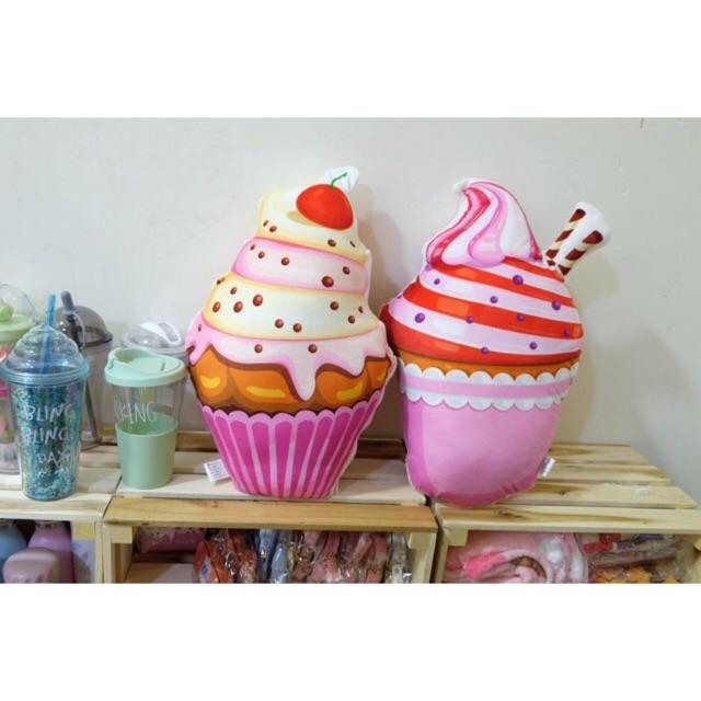 Gối 3D tựa lưng sofa cupcake