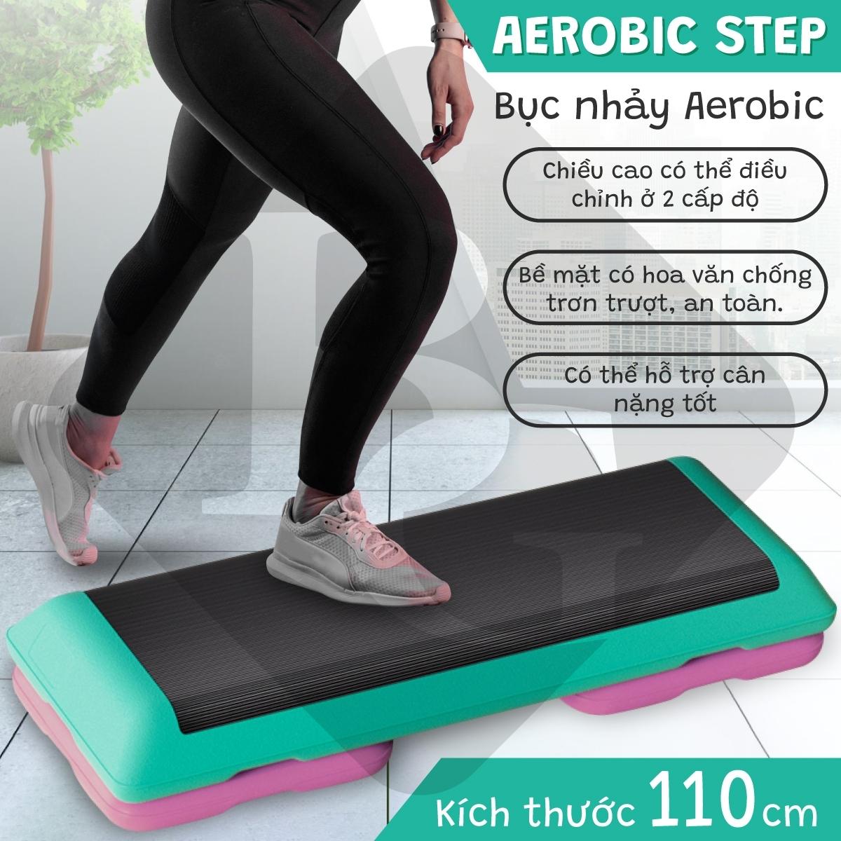 BG Bục nhảy gym, bục nhảy aerobic, carido 40 - 68 - 78 - 72 - 110CM