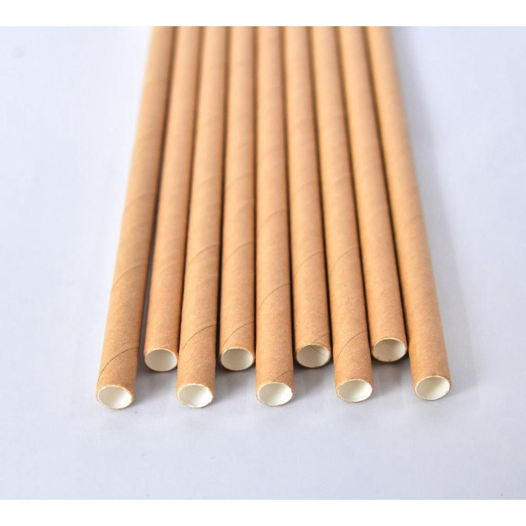 Ống Hút Giấy Dùng 1 Lần Các Kích Thước, Sạch Sẽ An Toàn Với Môi Trường