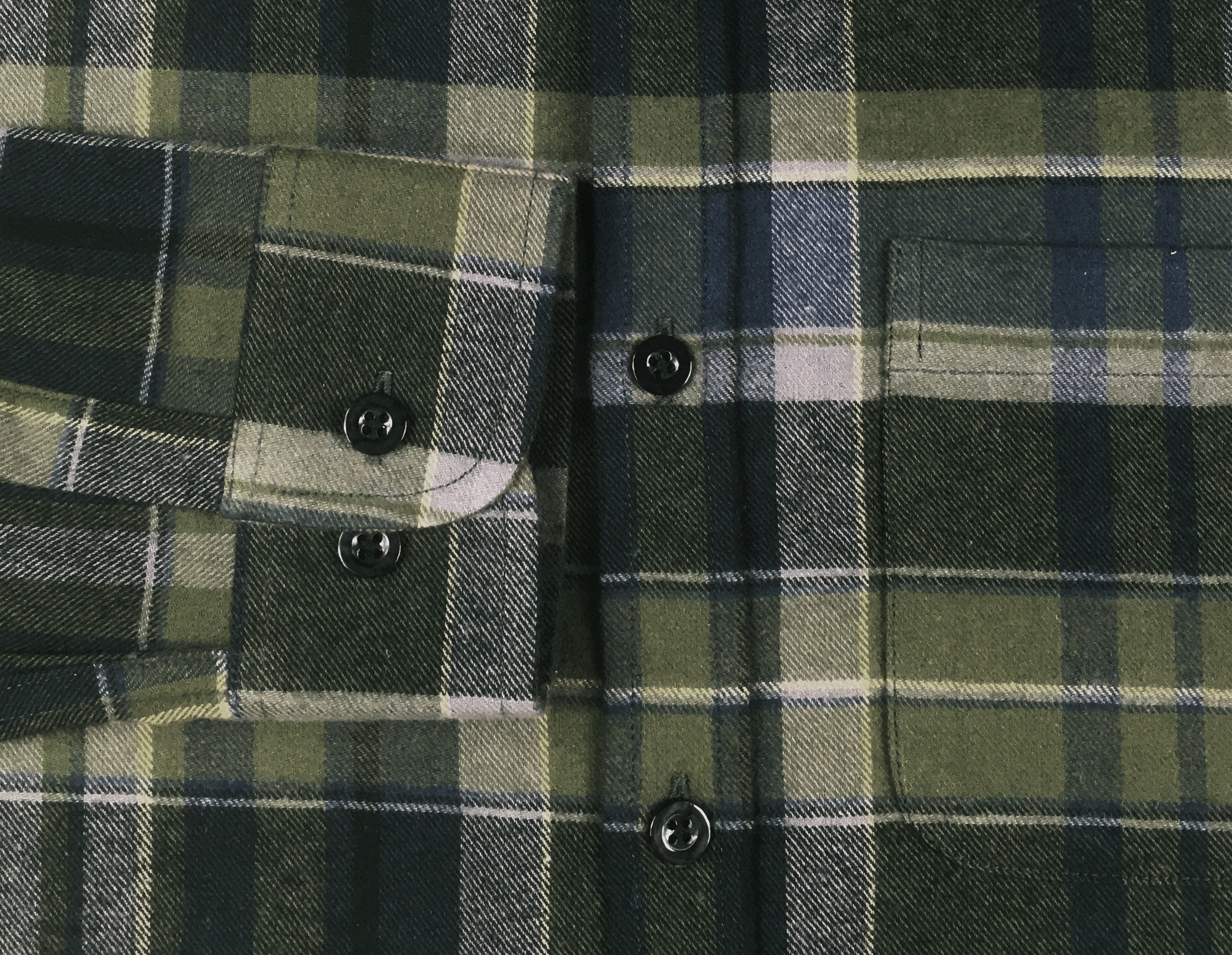 Áo sơ mi kẻ caro chất cotton dạ 100% mềm mại, thấm hút mồ hôi FLANNEL SHIRTS