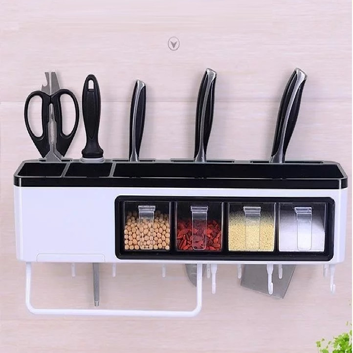 Kệ treo đồ nhà bếp thông minh không cần khoan ECC1705