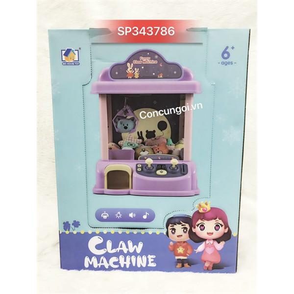 Hộp máy gắp thú nhồi bông 6 cái sạc Usb 12 xu, LQL3314 - SP353786