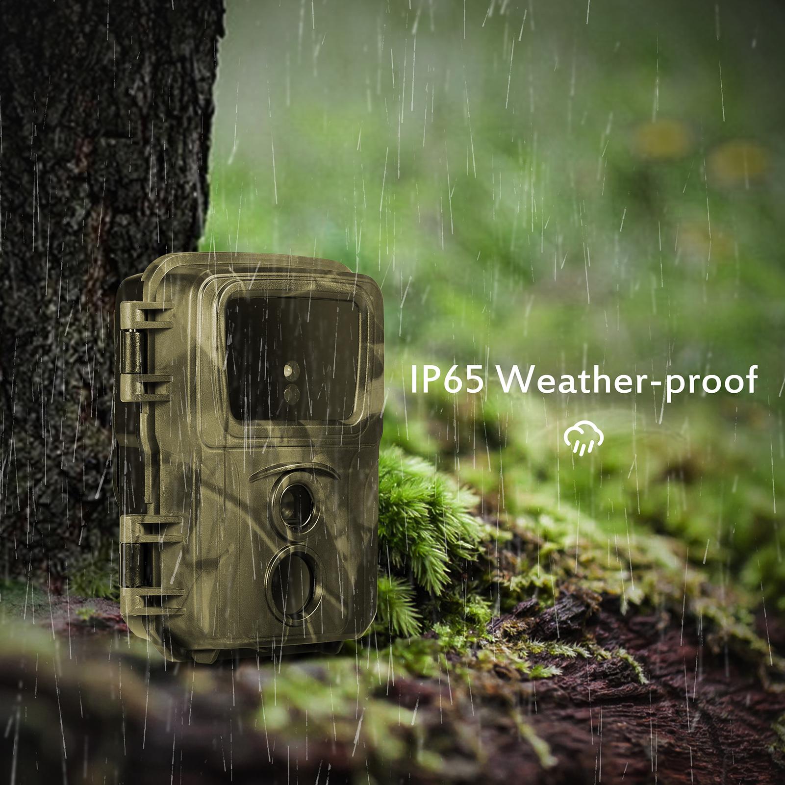 HX600 Trail Camera 16MP 1080P Motion Activated Hunting Camera with 65ft Night Vision Outdoor Wildlife Scouting Camera