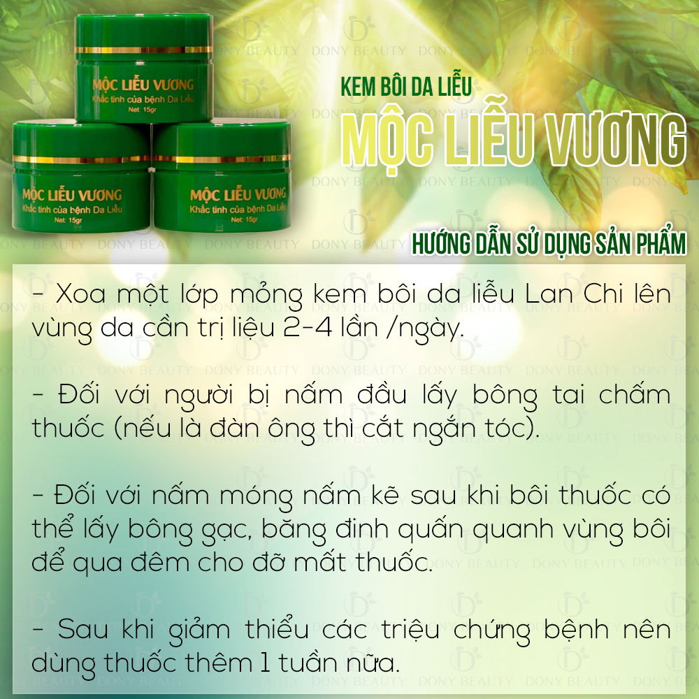 Kem Bôi Da Liễu Khắc Phục Dị Ứng Da, Ghẻ Nước, Chàm Sữa, Hăm Da, Mụn Mộc Liễu Vương Lan Chi