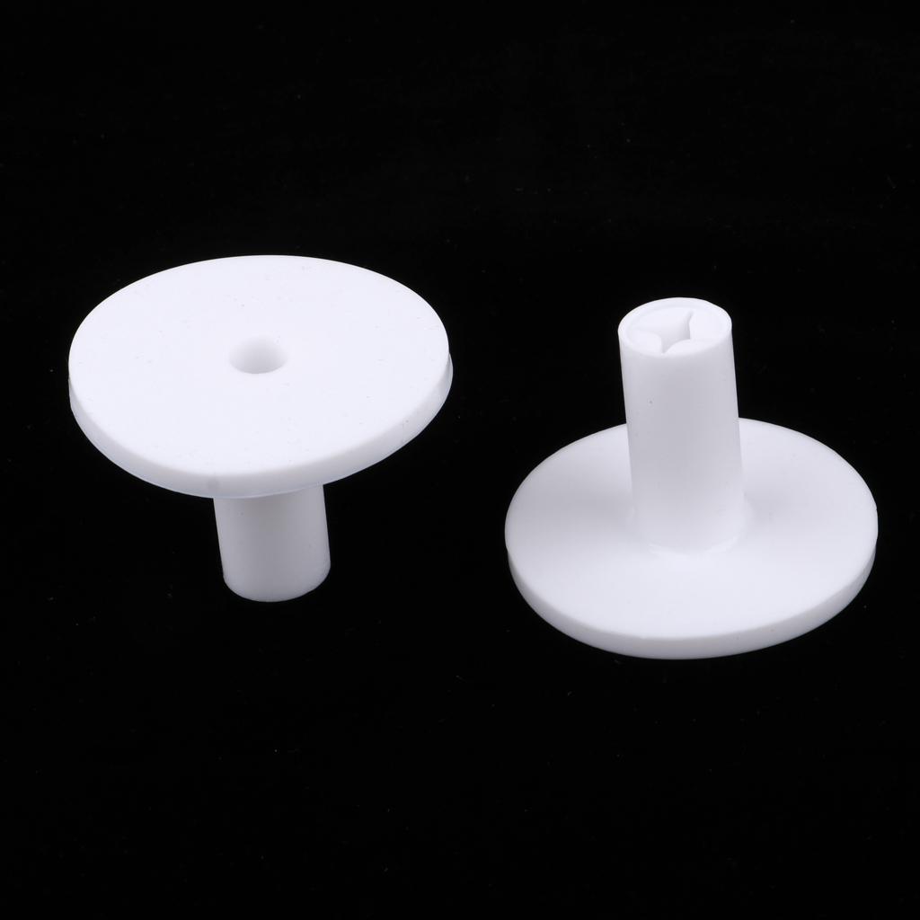 5Pcs/Set Rubber Golf Tees Holder Golf Tee Driving Range Practice Mat 35mm Durable Golfer Accessories Training Tool - White