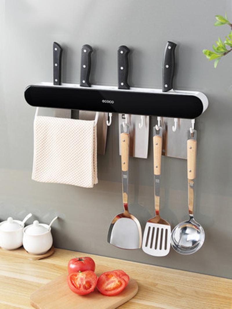 Kệ Treo Tường Đồ Dùng Nhà Bếp Dao Giá Đỡ Dao Đũa Lồng Tích Hợp Lưu Trữ Kệ Dao Nhà Bếp Giá Đựng Đồ Dao Storag