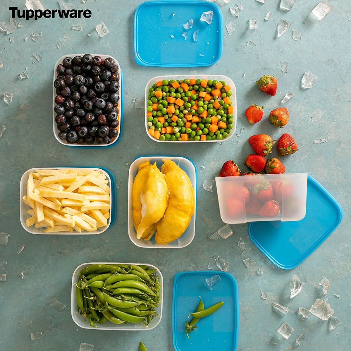 Bộ Trữ Đông Tupperware Freezermate 650ml Set 6