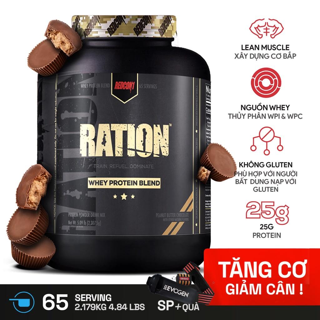 Whey Protein Ration Từ Redcon1 - Whey Protein Tăng cơ 90% Whey Hydrolyzed 10% Whey Concentrate