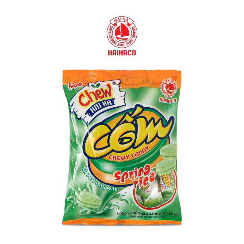 Kẹo Chew mềm HẢI HÀ Hương Cốm (Gói 100 Gram) - Hàng chính hãng