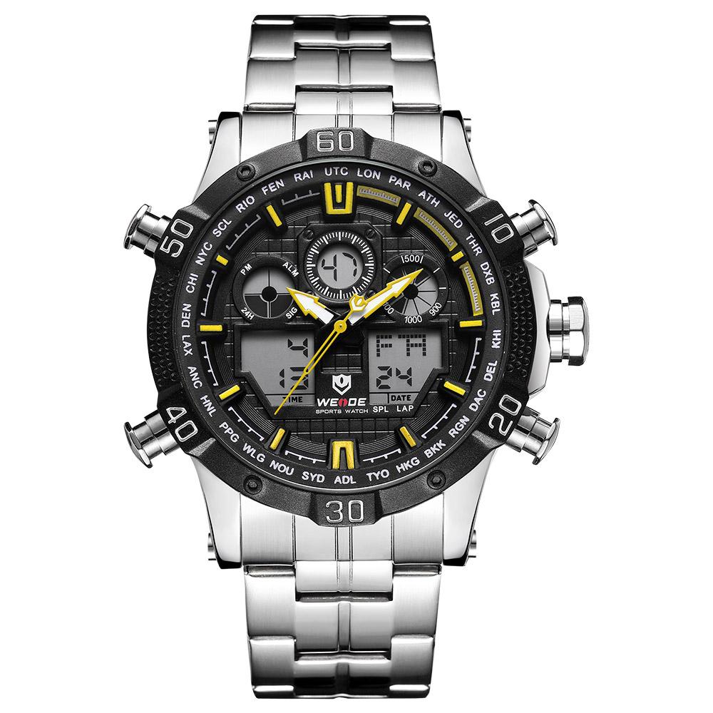 Đồng hồ WEIDE WH6901 điện tử kỹ thuật số,thạch anh,Giờ kép chống thấm nước