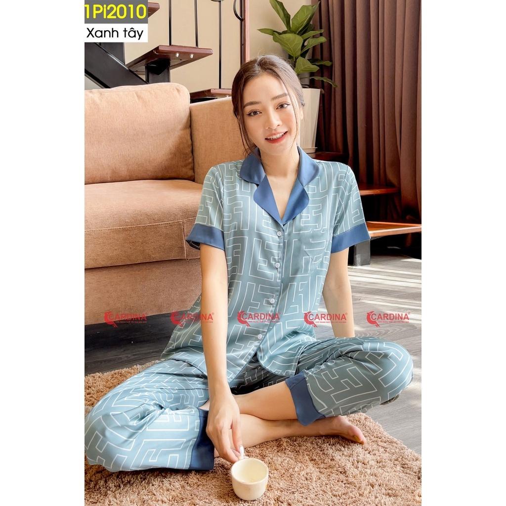 Bộ Pijama Nữ Chất Lụa mềm mại, co giãn nhẹ, yêu chiều làn da, màu sắc xinh yêu, tràn ngập không khí đón xuân