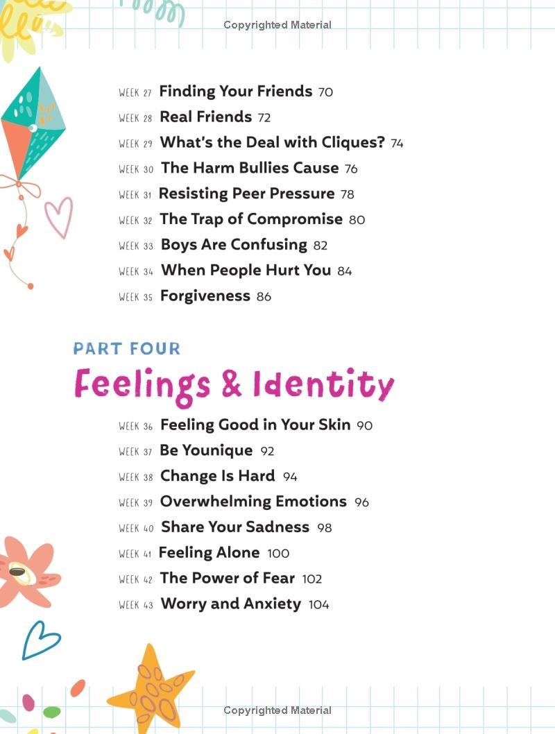 Sách ngoại văn: Preteen Devotional For Girls - 52 Weeks Of Encouraging Devotions And Scripture For Tweens