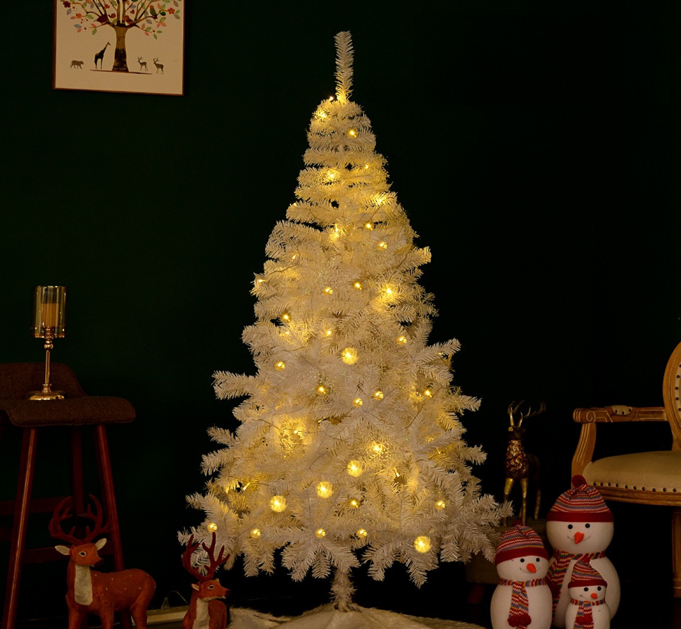 Cây thông Màu Trắng C16 Cây Cao 1.5m Trang Trí Noel Giáng Sinh