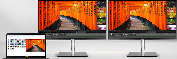 Màn Hình Asus Professional PA32UC 4K HDR 32 Inch Rec.2020 95% DCI-P3 Hardware Calibration Thunderbolt 3 - Hàng Chính Hãng