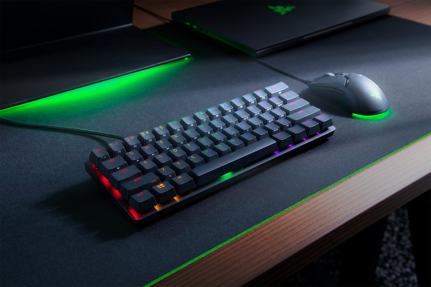 Bàn phím Razer Huntsman Mini Analog-60% Analog Optical Gaming Keyboard-Analog Switch_RZ03-04340100-R3M1_Hàng chính hãng