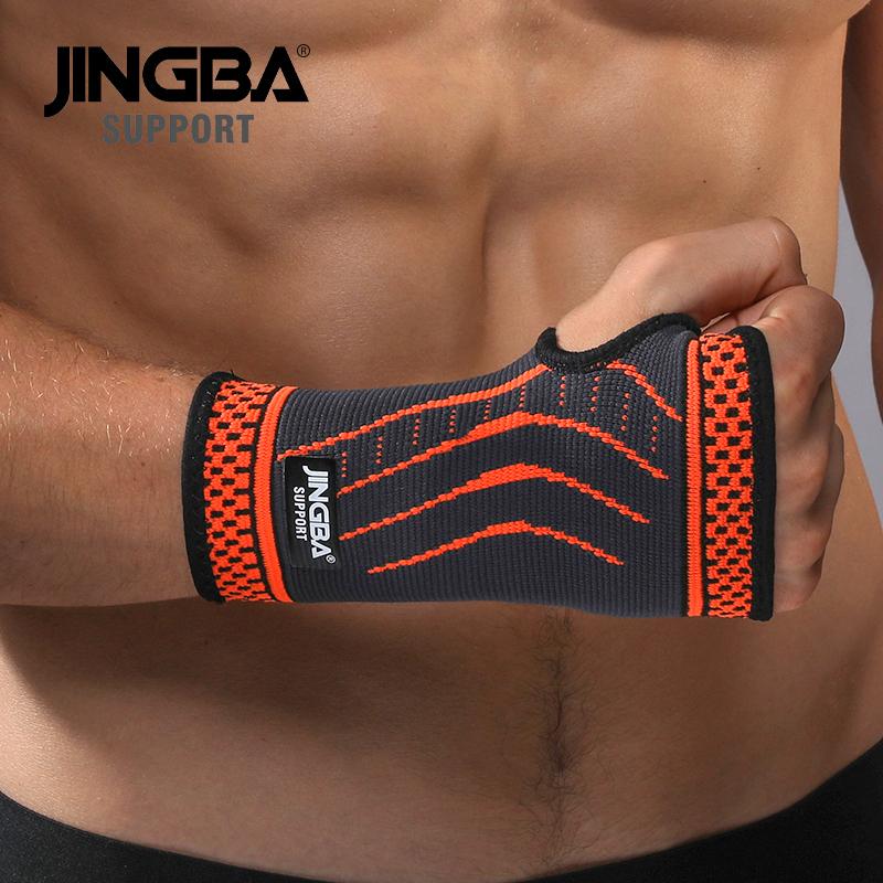 Bảo vệ cổ tay tay 1 PC cho người bảo vệ cổ tay cọ thể thao với độ đàn hồi cao Color: Orange Size: XL