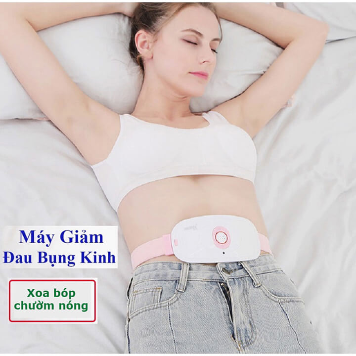 Máy Massage Làm Ấm Bụng Đai Đeo Giảm Đau Bụng Kinh Nguyệt, 3 Mức Điều Chỉnh Nhiệt Độ, Tốc Độ Sưởi Ấm Nhanh- ASJ-A858