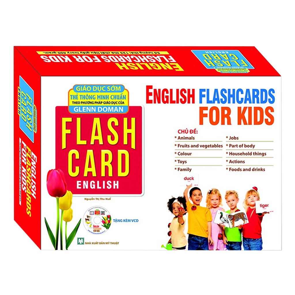 Sách - English flashcards for kids (hộp)