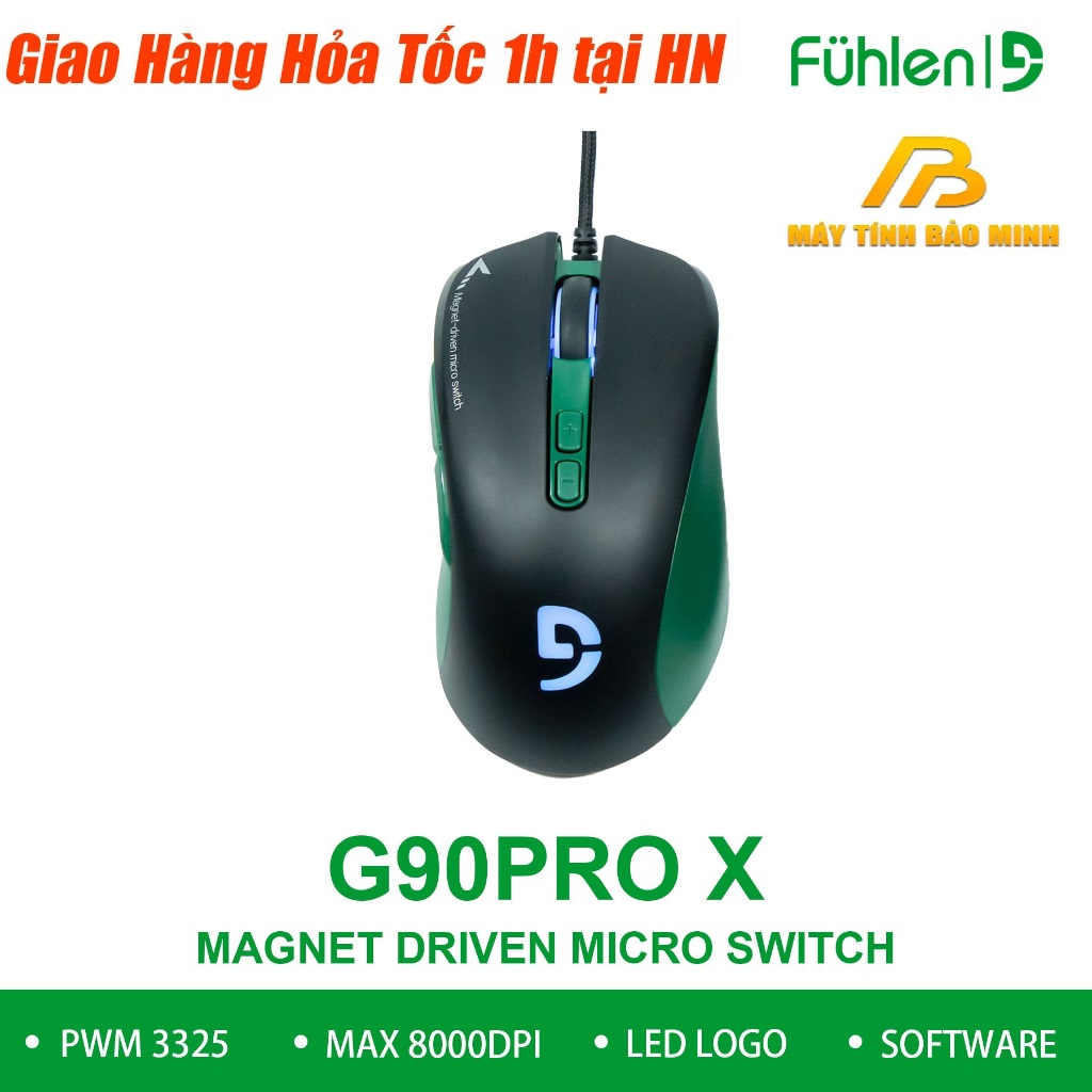 Chuột Fuhlen G90 Pro Led RGB - Hàng chính hãng