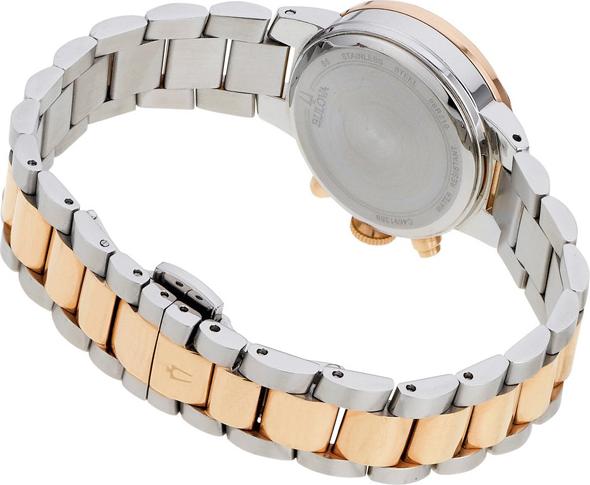 Đồng Hồ Nữ Dây Kim Loại BULOVA 98W210 (30mm) - Bạc Phối Vàng Hồng