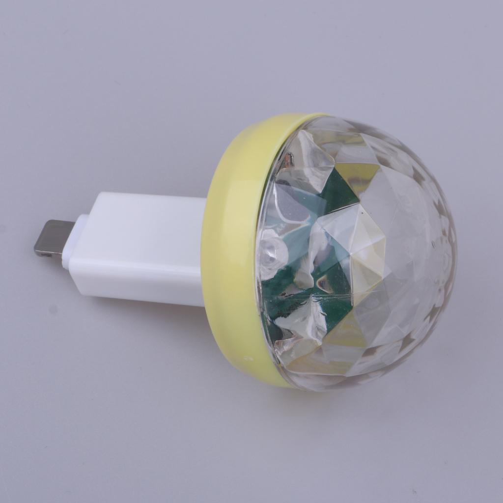 2xUSB Mini  for Home Party   DJ Lighting Yellow