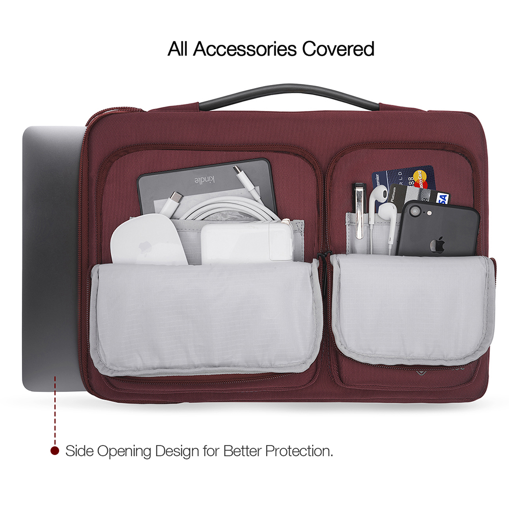 Túi đeo Tomtoc USA Versatile 360 Shoulder Bags cho Macbook Pro 15 - Màu đỏ, Hàng chính hãng