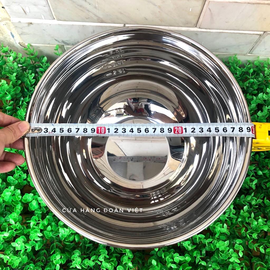 Tô Trộn Bột , Thau Trộn Bột - Inox Cao Cấp Có Đế Silicon Chống Trợt - Dụng Cụ Làm Bánh