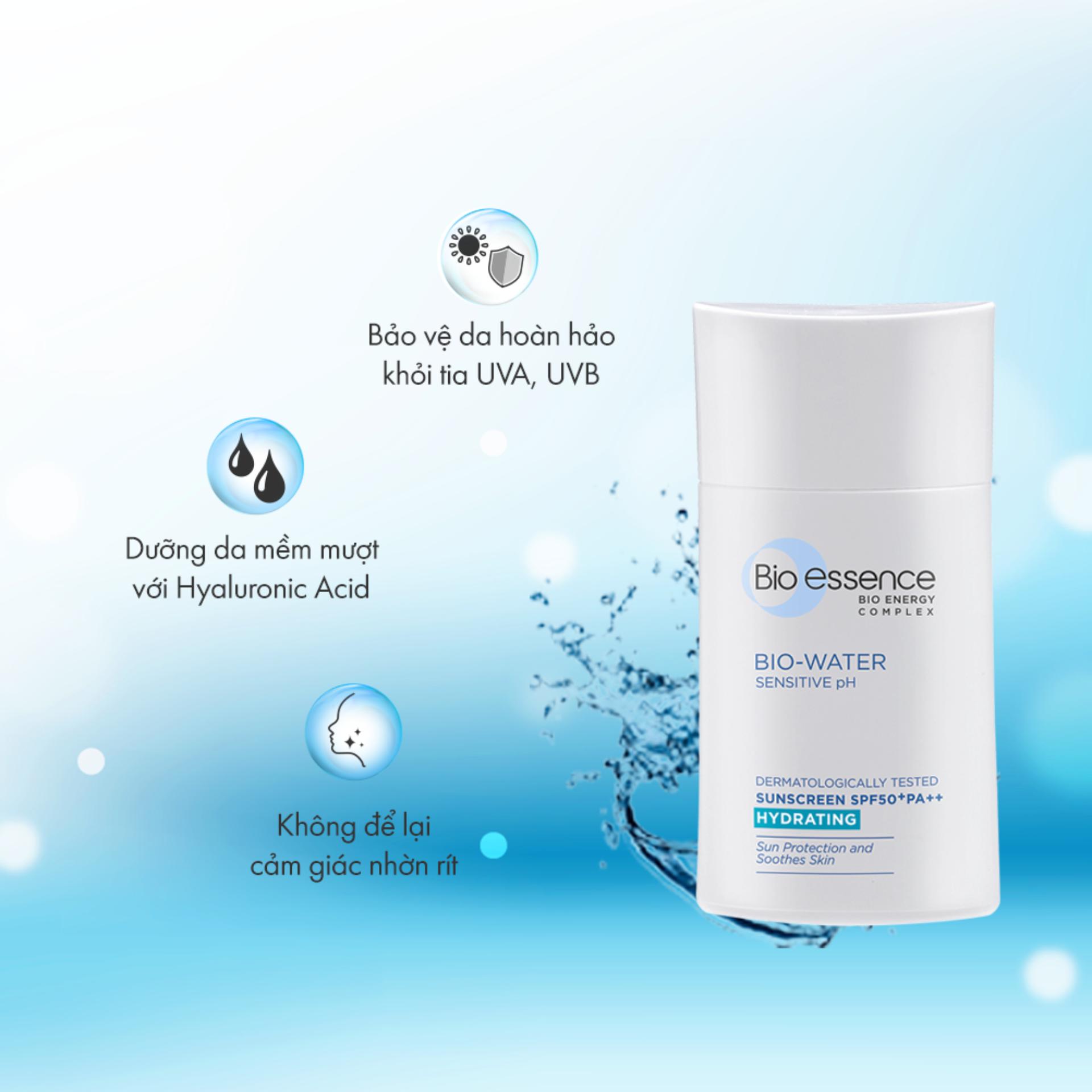 Kem chống nắng Bio Essence Bio Water B5 Sunscreen SPF50+ PA++ 40ml/chai