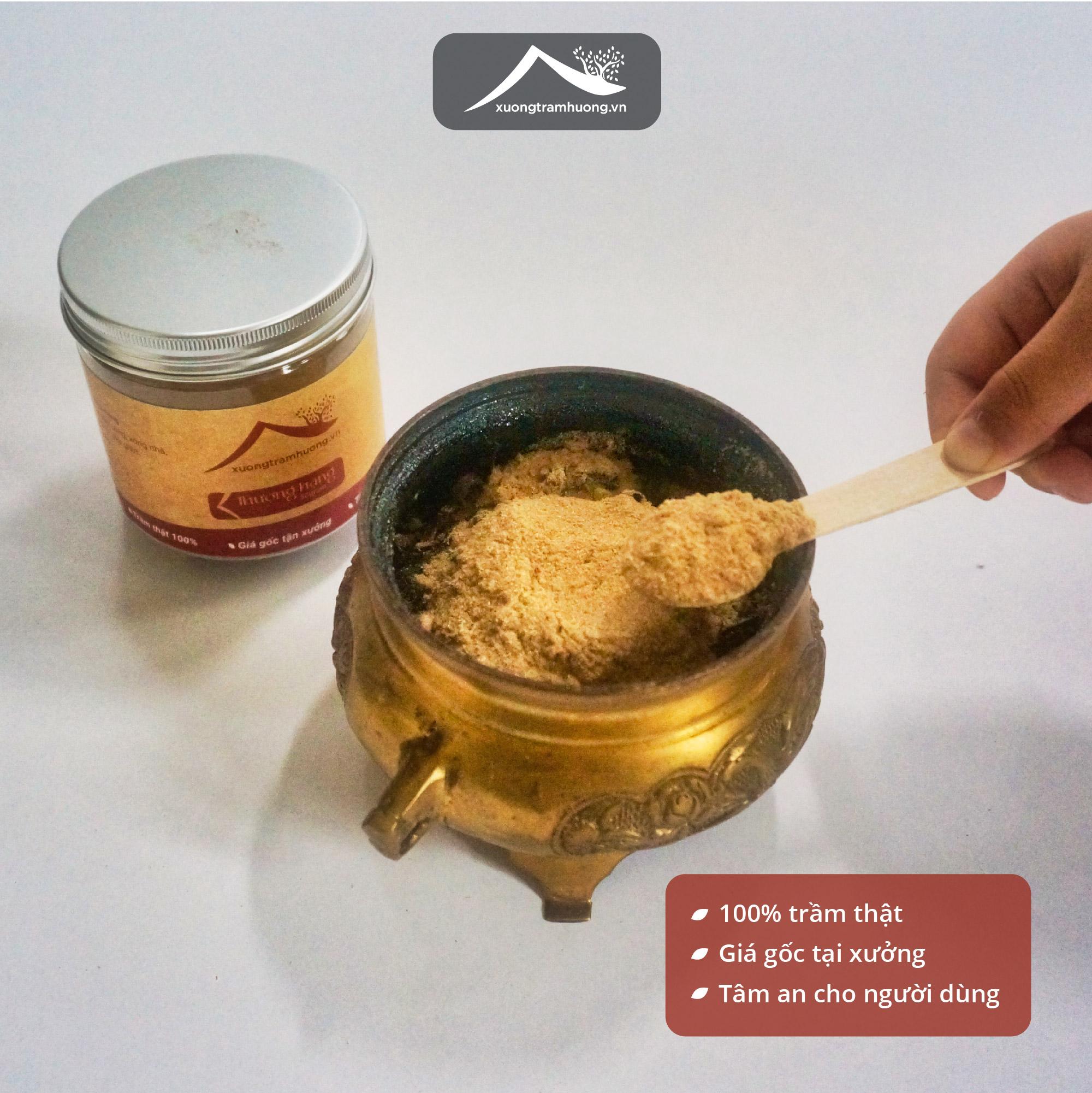 Bột Trầm Hương Nguyên Chất Thượng Hạng Xưởng Trầm Hương Xông nhà Tẩy Uế Tân Gia Khai Trương