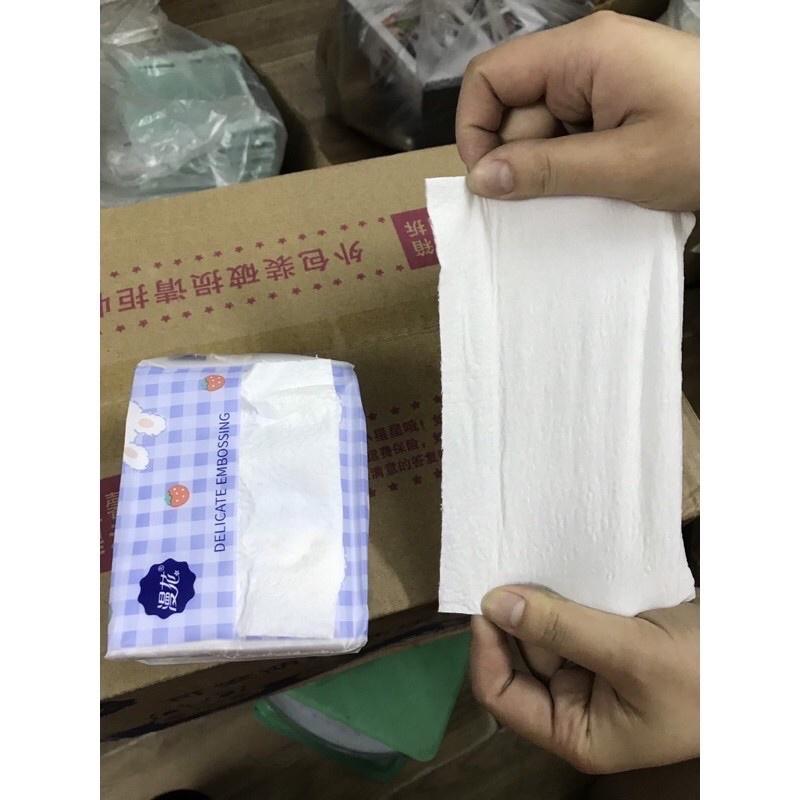 Free ship - thùng 40 gói giấy ăn thỏ giấy siêu dai - hàng chuẩn nội địa Trung