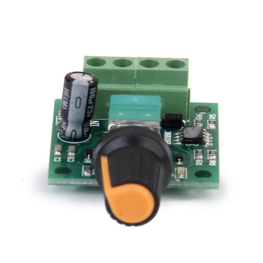 4pcs Volt DC 1.8V 3V 5V 6V 12V 2A Motor Speed Controller PWM Adjust Switch