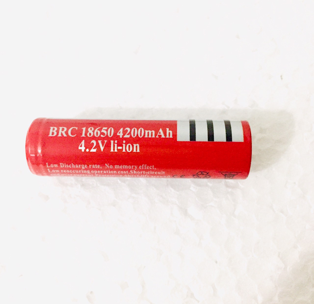 Bộ 2 Pin sạc dung lượng cao 18650 4200 mAh 4,2V li-ion