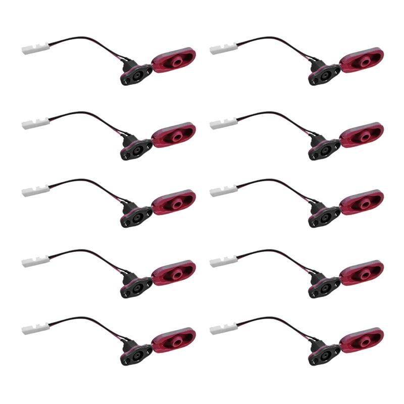10 Cái Vỏ Lỗ Sạc Xe Máy Điện Có Cổng Cáp Sạc Vỏ Chống Nước Cho Xe Tay Ga Xiaomi Mijia M365 Màu sắc: Đen