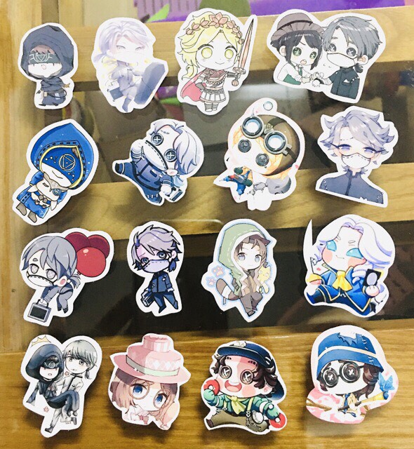 Sticker ảnh dán Identity V set 50 cái nhiều mẫu ( giao ngẫu nhiên )