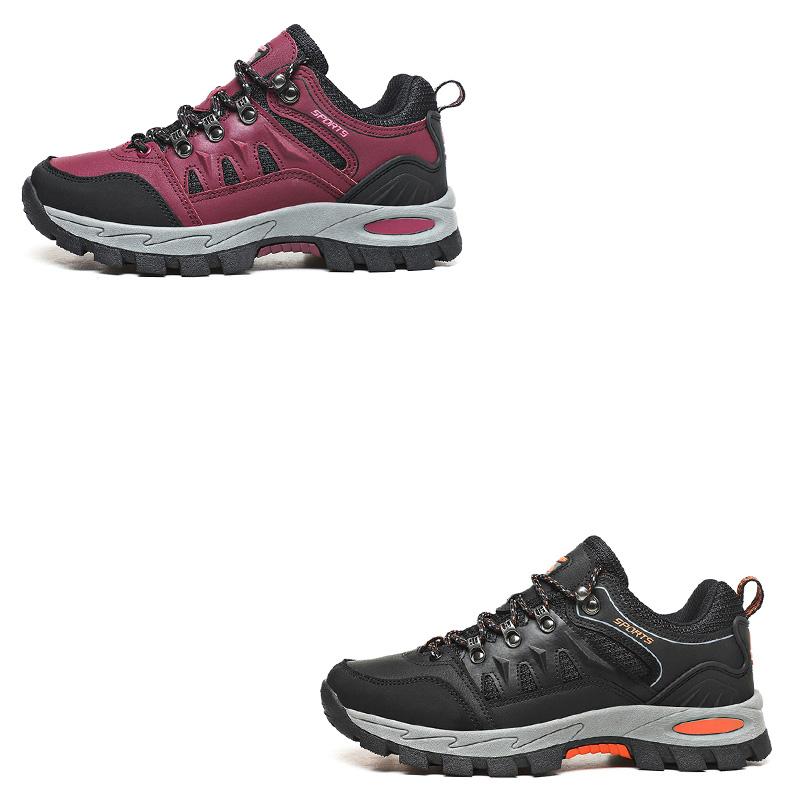 2023 Giày đi bộ đường dài cho phụ nữ giày đi bộ đường dài chuyên nghiệp cho phụ nữ leo thoải mái giày ngoài trời Color: Rose Shoe Size: Eur 42