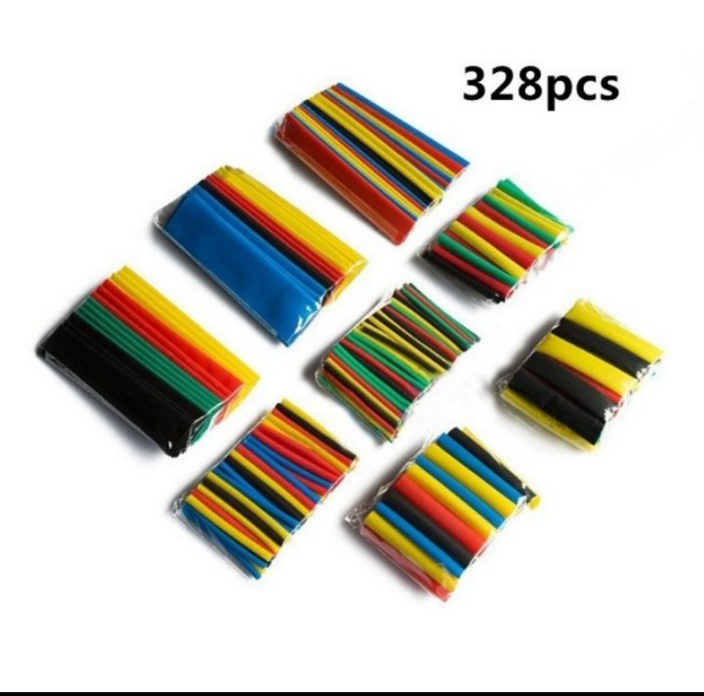 BỘ 328 ỐNG GEN CO NHIỆT CÁCH ĐIỆN ĐỦ LOẠI KÍCH THƯỚC NHƯ HÌNH HÀNG CHUẨN