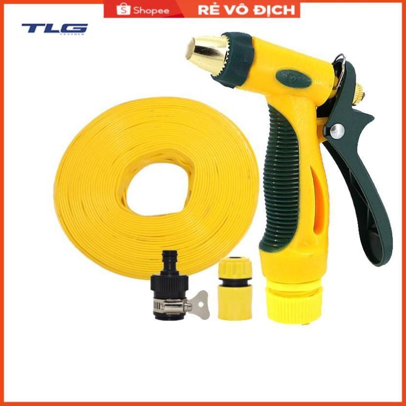 Bộ dây vòi xịt nước rửa xe,tưới cây tăng áp 3 lần 7-10m 206317