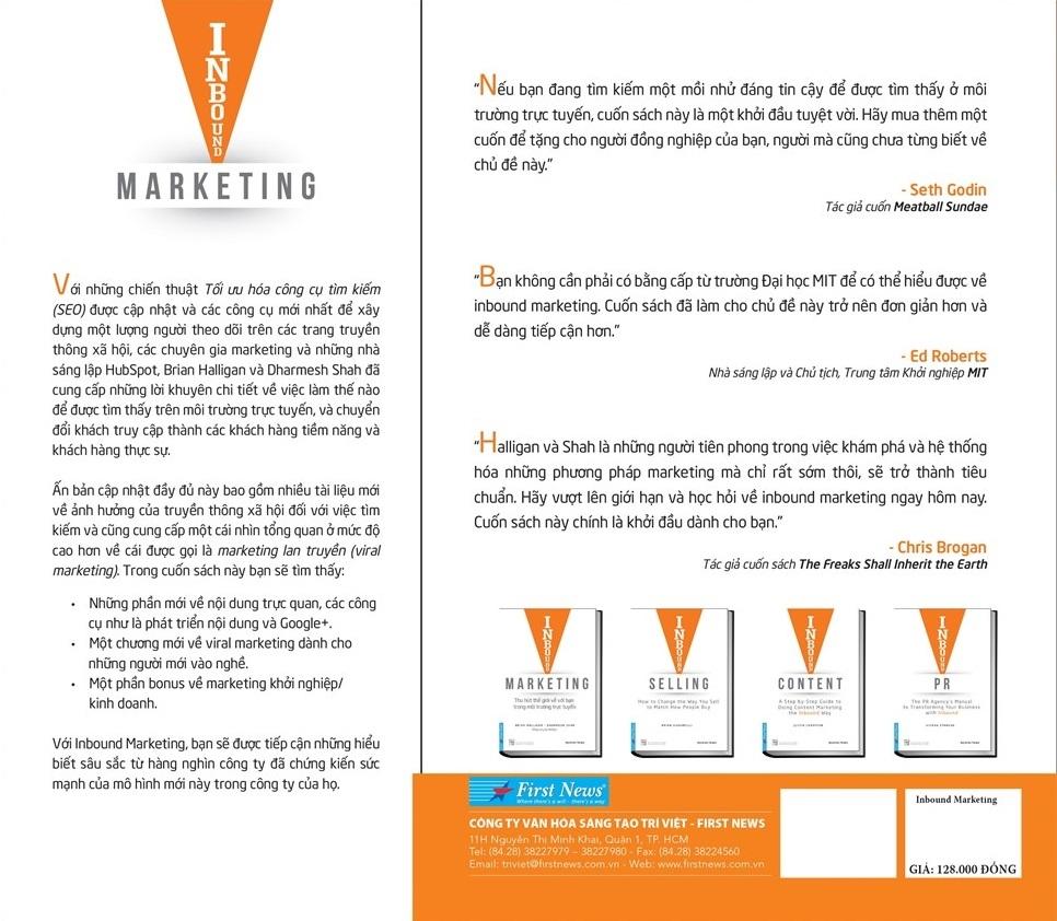 Sách Inbound Marketing - Thu Hút Thế Giới Về Bạn Trong Môi Trường Trực Tuyến