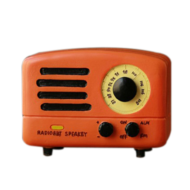 Hộp nhạc mô hình đài radio cổ retro