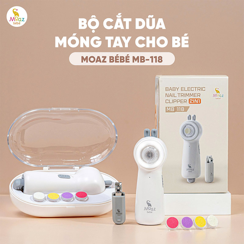 Máy dũa móng tay cho bé Moaz Bebe MB-118