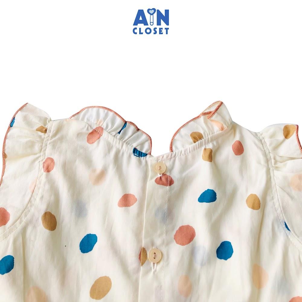 Đầm bé gái họa tiết Bi nhiều màu cotton boi - AICDBGU4XZJI - AIN Closet