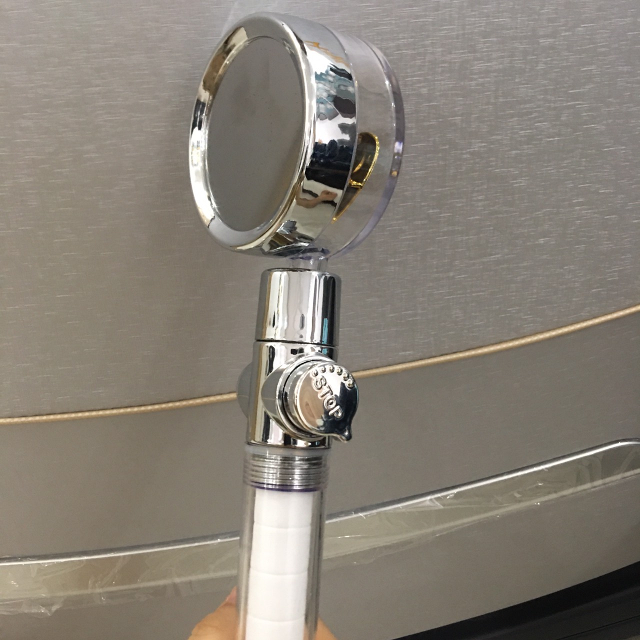 Vòi sen phun nước siêu đẹp hàng loại 1, vòi sen cánh quạt tăng áp trẻ con người lớn đều thích