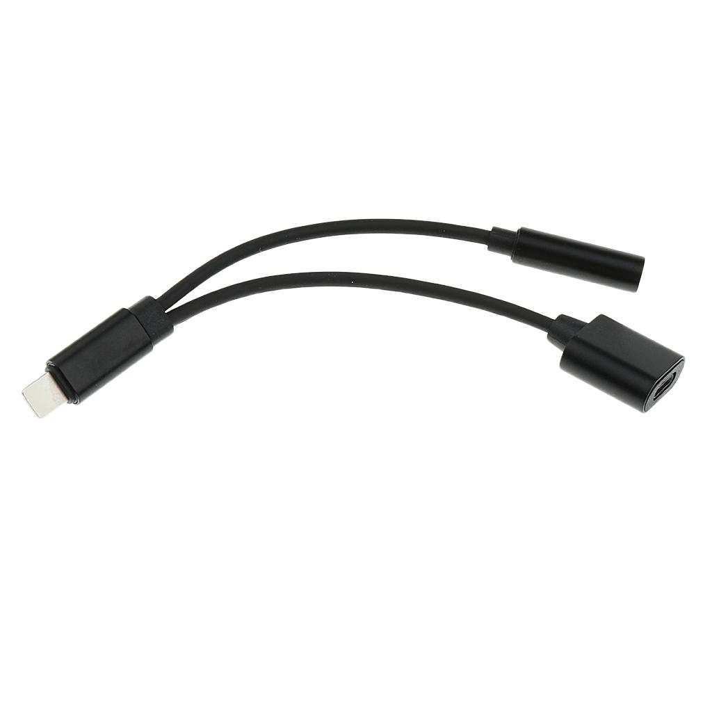 3.5mm Headphone Audio Adapter Charger Cable For IPhone 7 8 Plus X